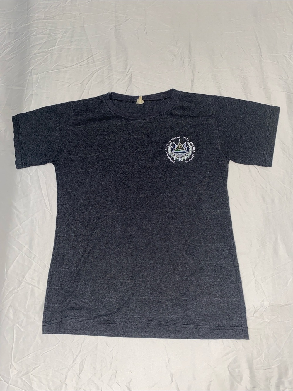 Classic Men's Crewneck Short Sleeve Tee in Dark Heather Gray